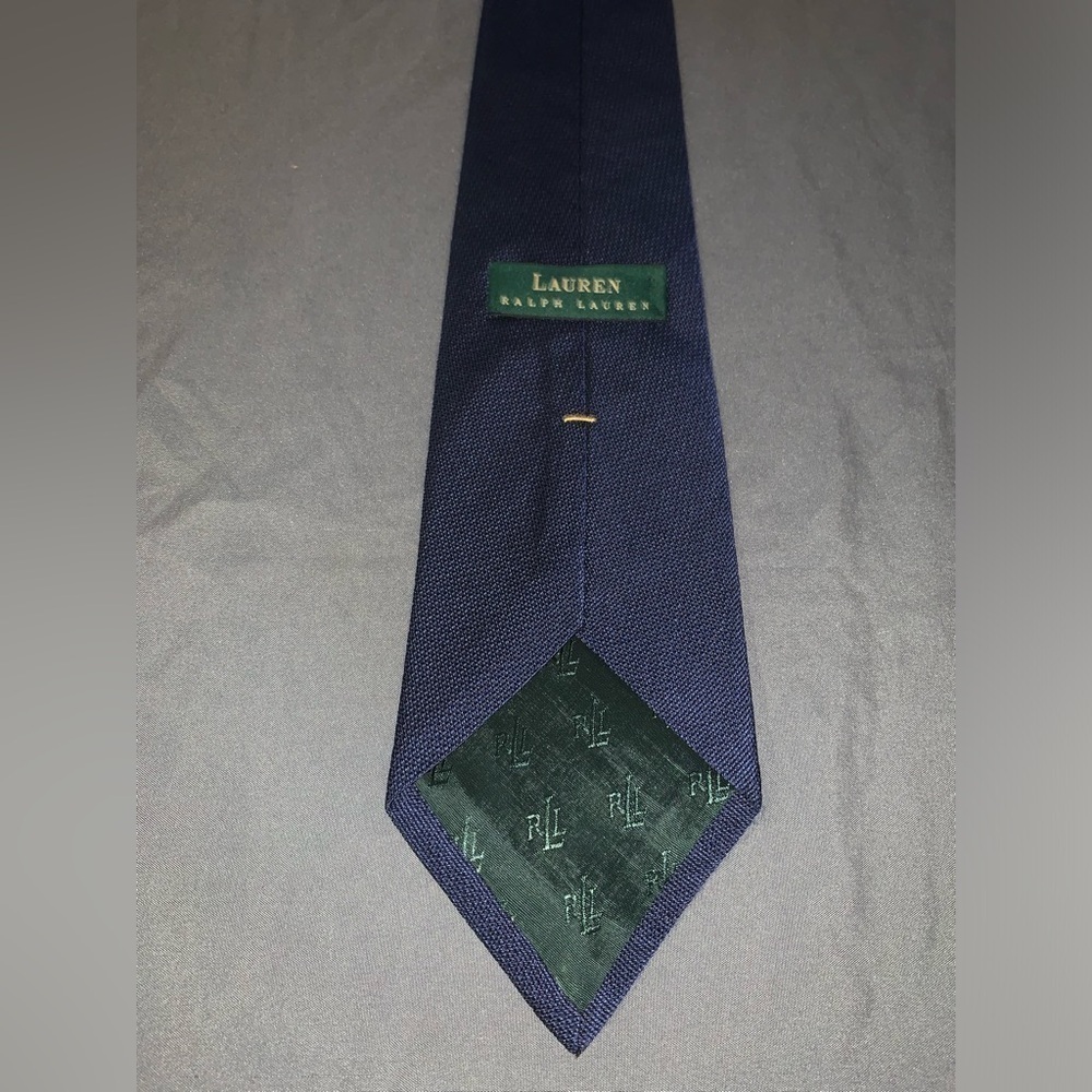 Ralph Lauren Blue and Green Preppy Design 57inc Men’s Neck Tie